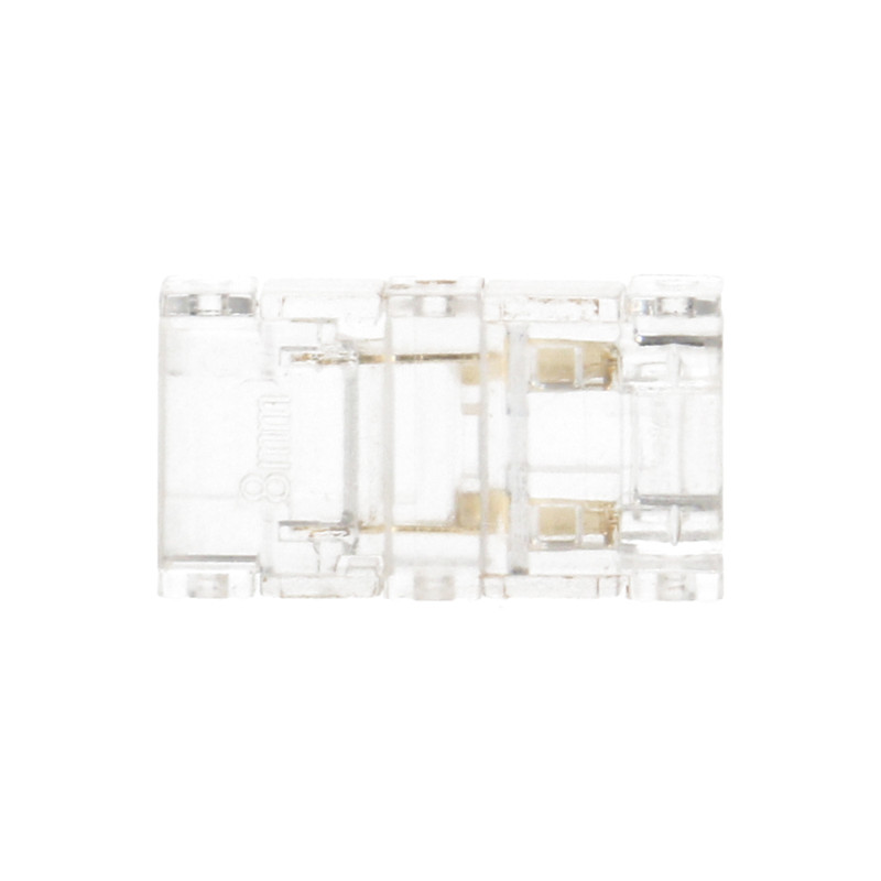 MC LED Quick Connector mezi vodiči 20 AWG a LED páskem šíře 8 mm