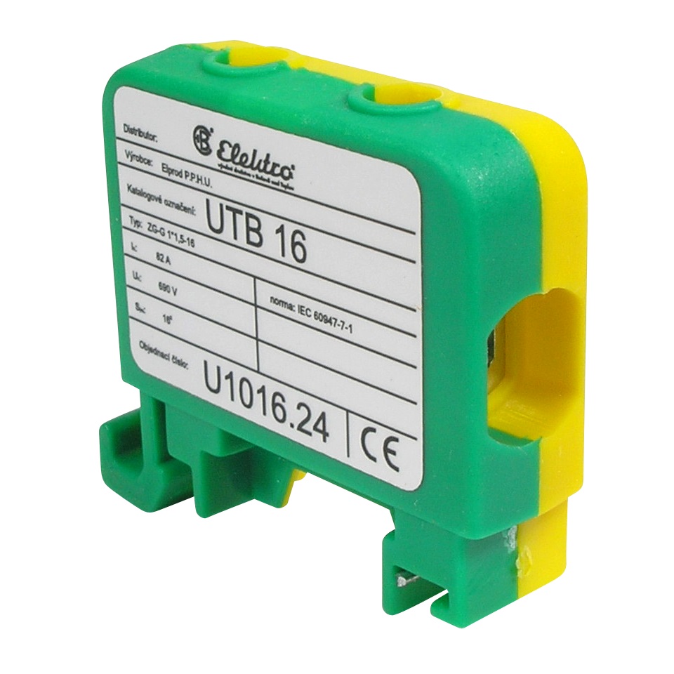 BEČOV U1016.24 Svorka UTB 16 žluto-zelená