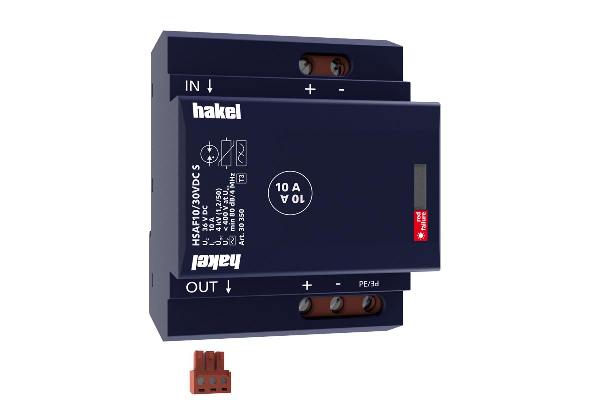 HAKEL 30350 HSAF10/30VDC S SPD typ 3 s VF filtrem DC