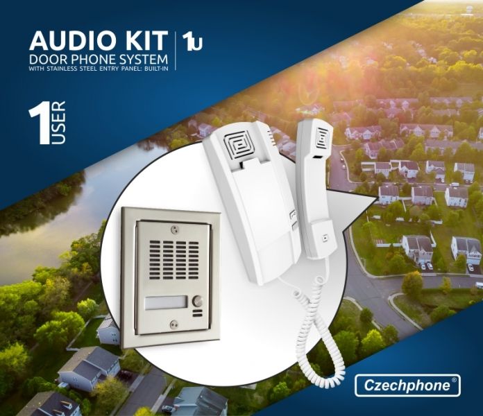 Přístupový systém CZECHPHONE 4004006000, DDT, 1 účastník, 12V