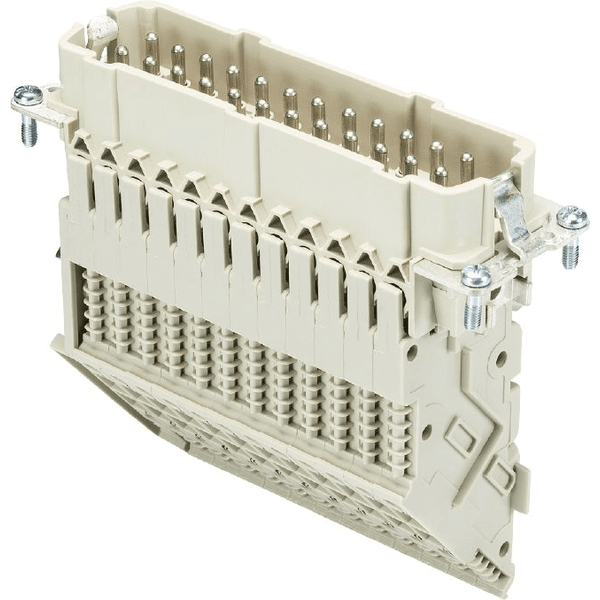 SCHM 70.115.2453.3 Svorkovnicový adaptér dlouhý - vidlice, 24 pólů + PE vpravo