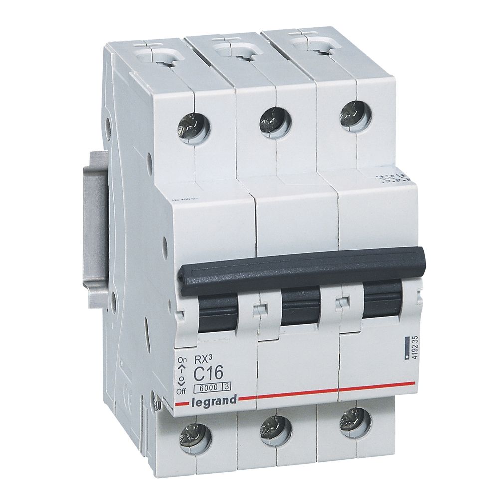 Jistič třípolový LEGRAND 419235 RX3 3P C16 6000A
