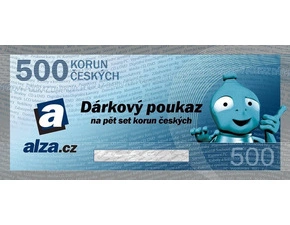 Alza poukaz v hodnotě 500 Kč