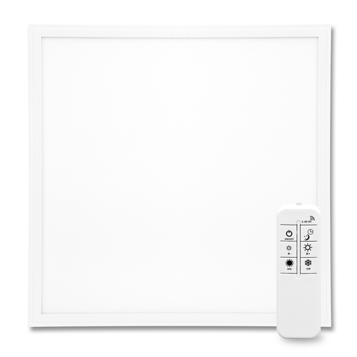 LED panel ECOPLANET ZEUS 40W, 4200lm, 3000-6000K, IP20, dálk. ovl., bílá