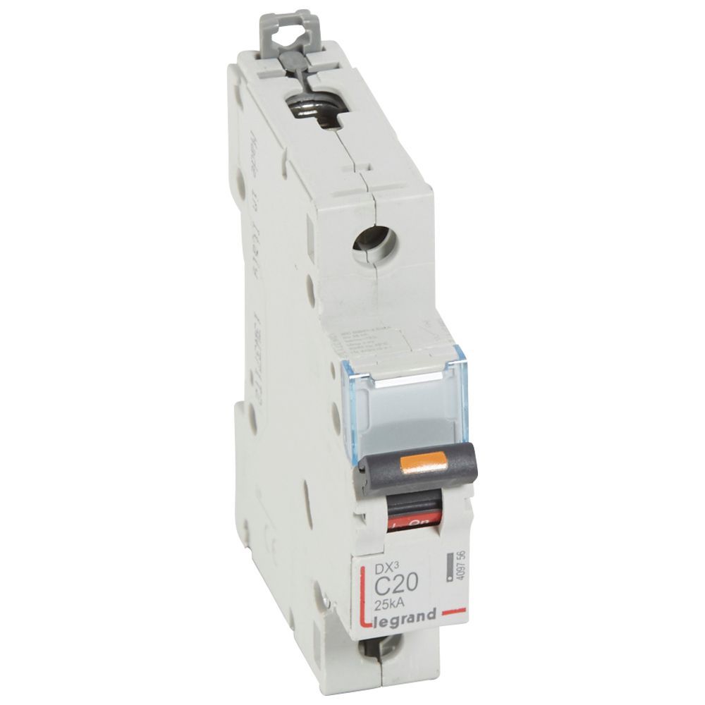 Jistič jednopólový LEGRAND 409756 DX3 1P C20 25KA