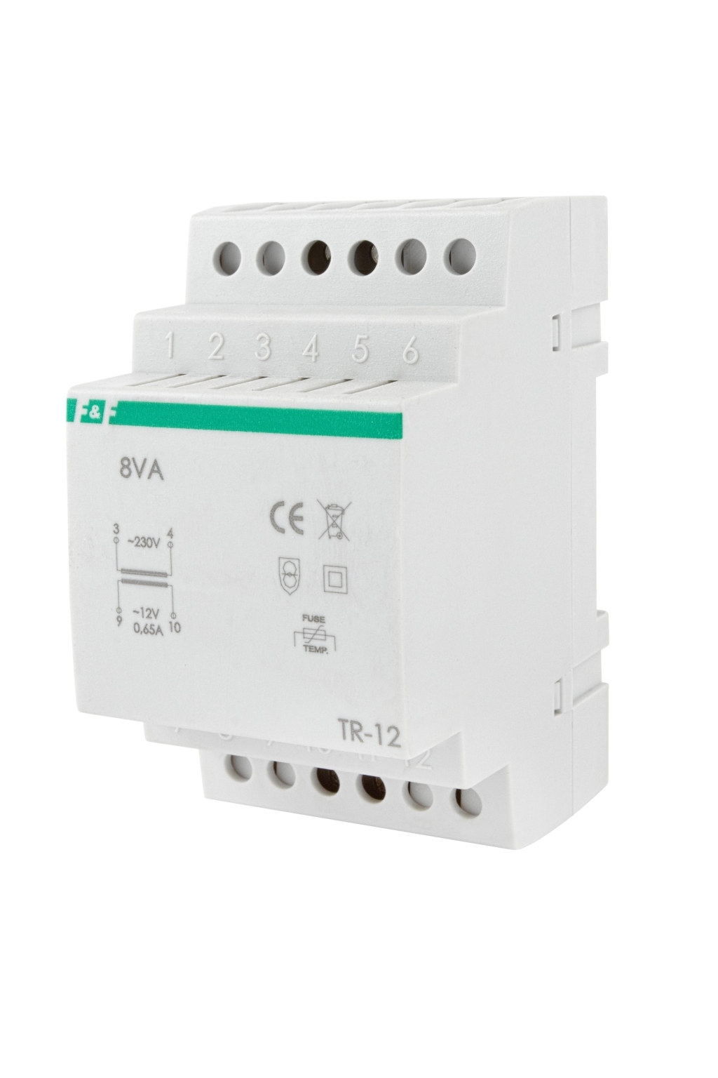 Transformátor zvonkový TR 12 1610052, 12V, 0,66A, 8VA