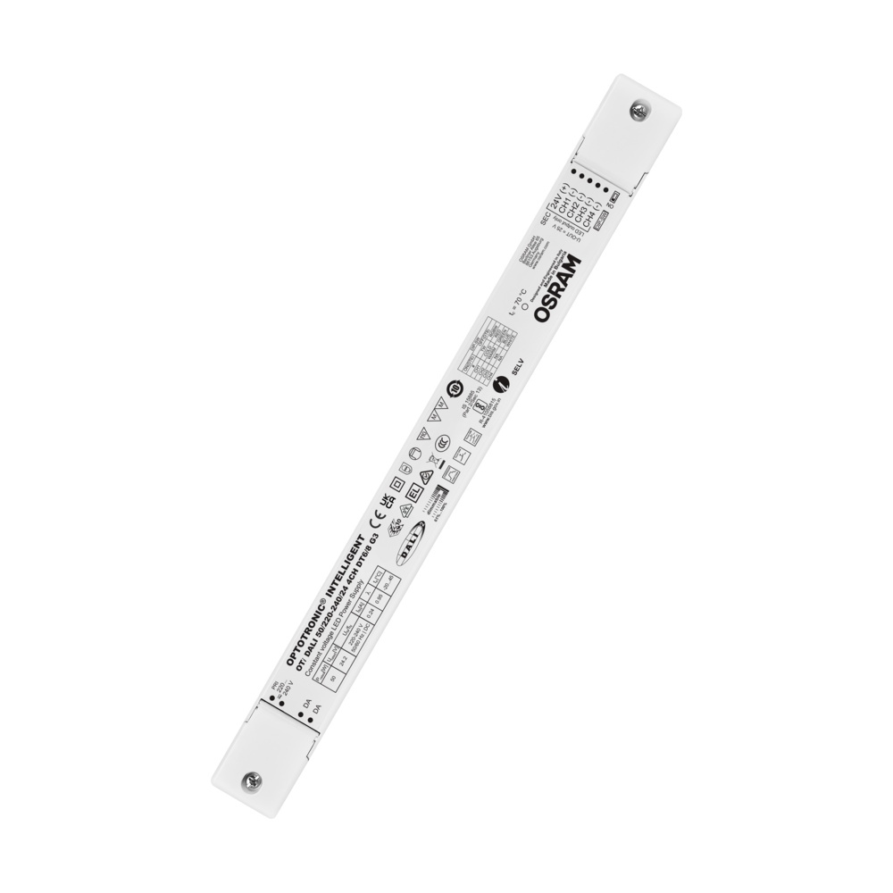 LED driver napěťový OSRAM OTi DALI 50/220-240/24 4CH DT6/8 G3, DALI, IP20