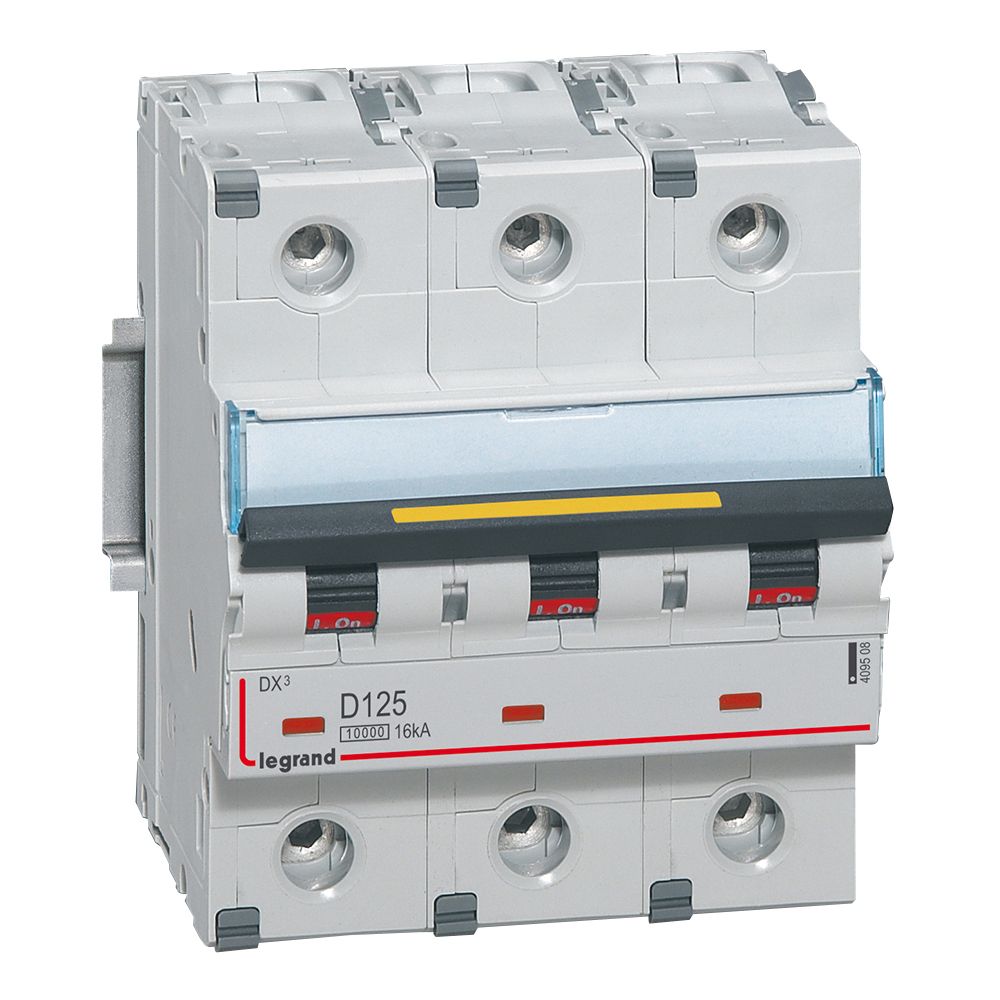 Jistič třípolový LEGRAND 409508 DX3 3P D125 10000A/16KA