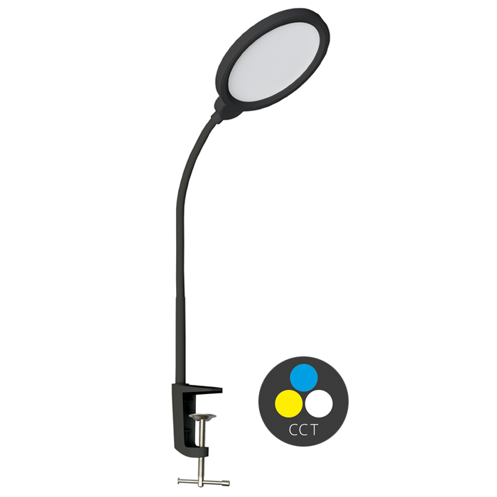 Lampa stolní ECOPLANET LIPA 10W, 500lm, 3000-6000K, černá