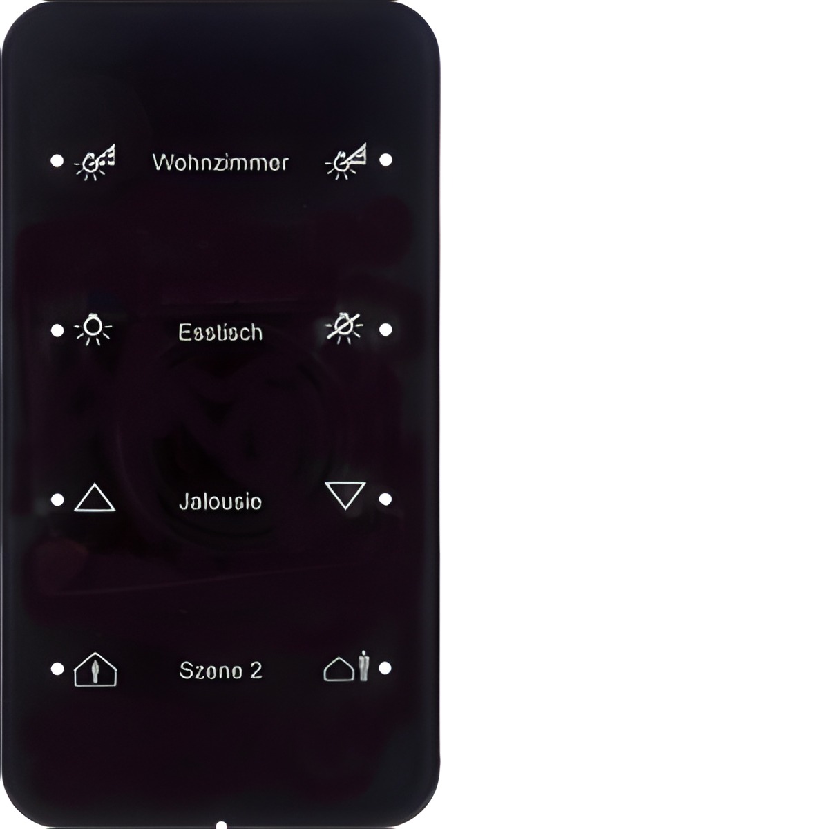 HAG 75144165 Dotykový sensor 4-násobný komfort, Berker R.1, sklo, černá