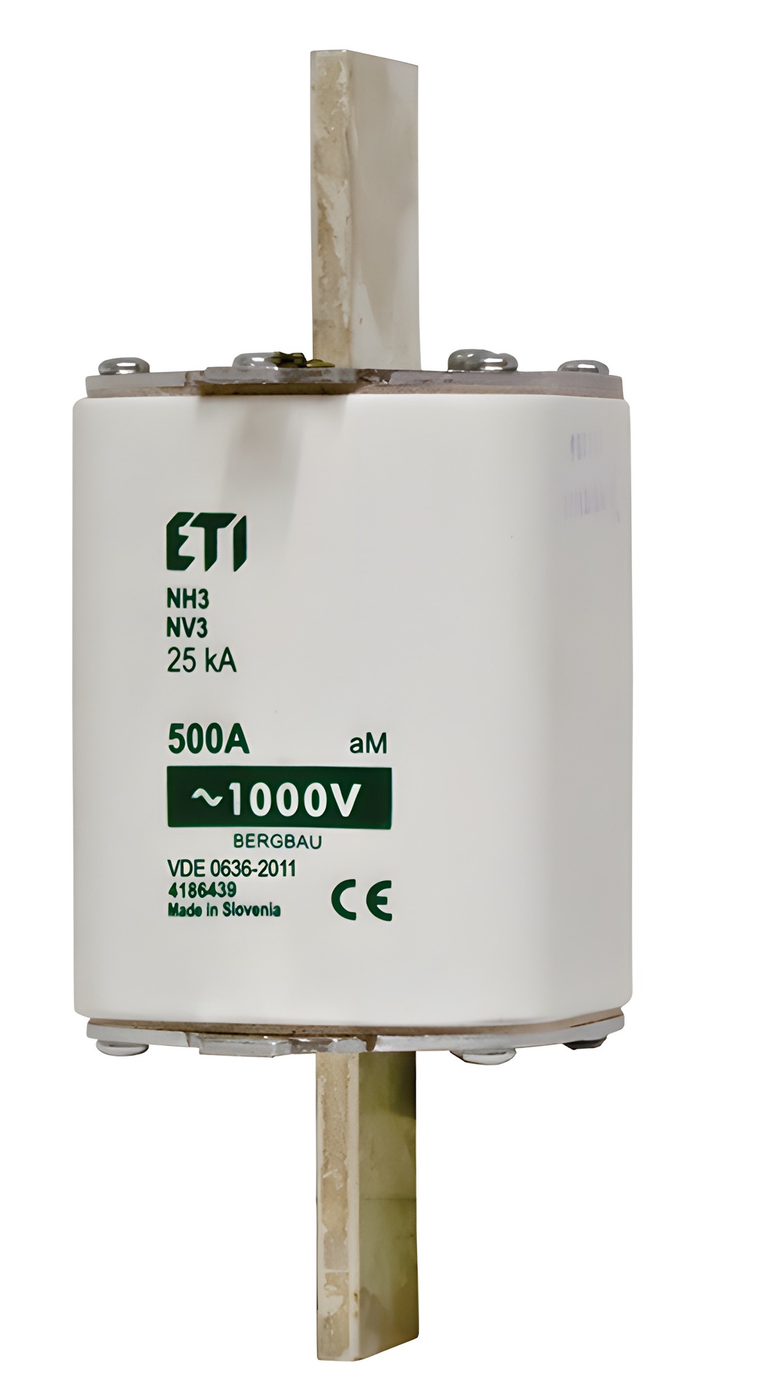 ETI 004186437 pojistka, NH3 aM 400A/1000V