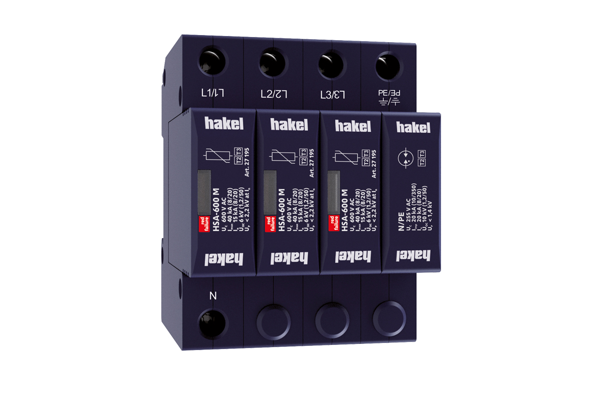 HAKEL 27554 HSA-600/3+1 M SPD typ 2+3