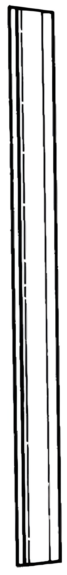 ABB 2CPX039074R9999 ZX74 -přepážka svislá plast, v=4