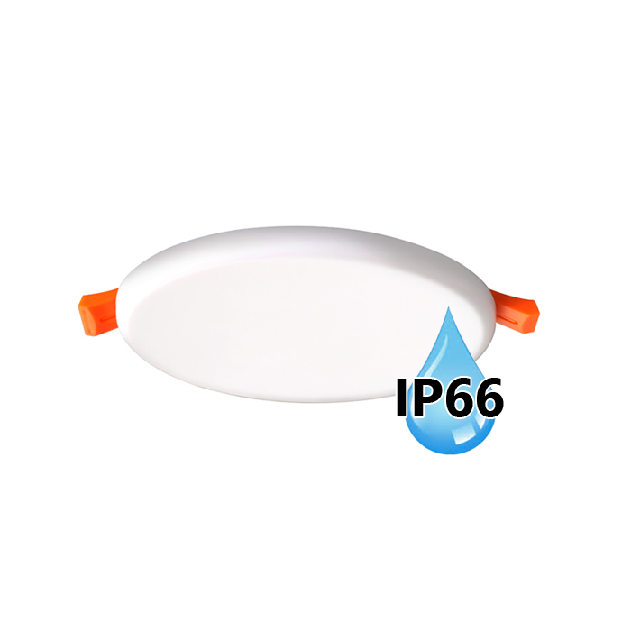LED svítidlo vestavné ECOPLANET ROXY 6W, 470lm, 4000K, IP66, bílá