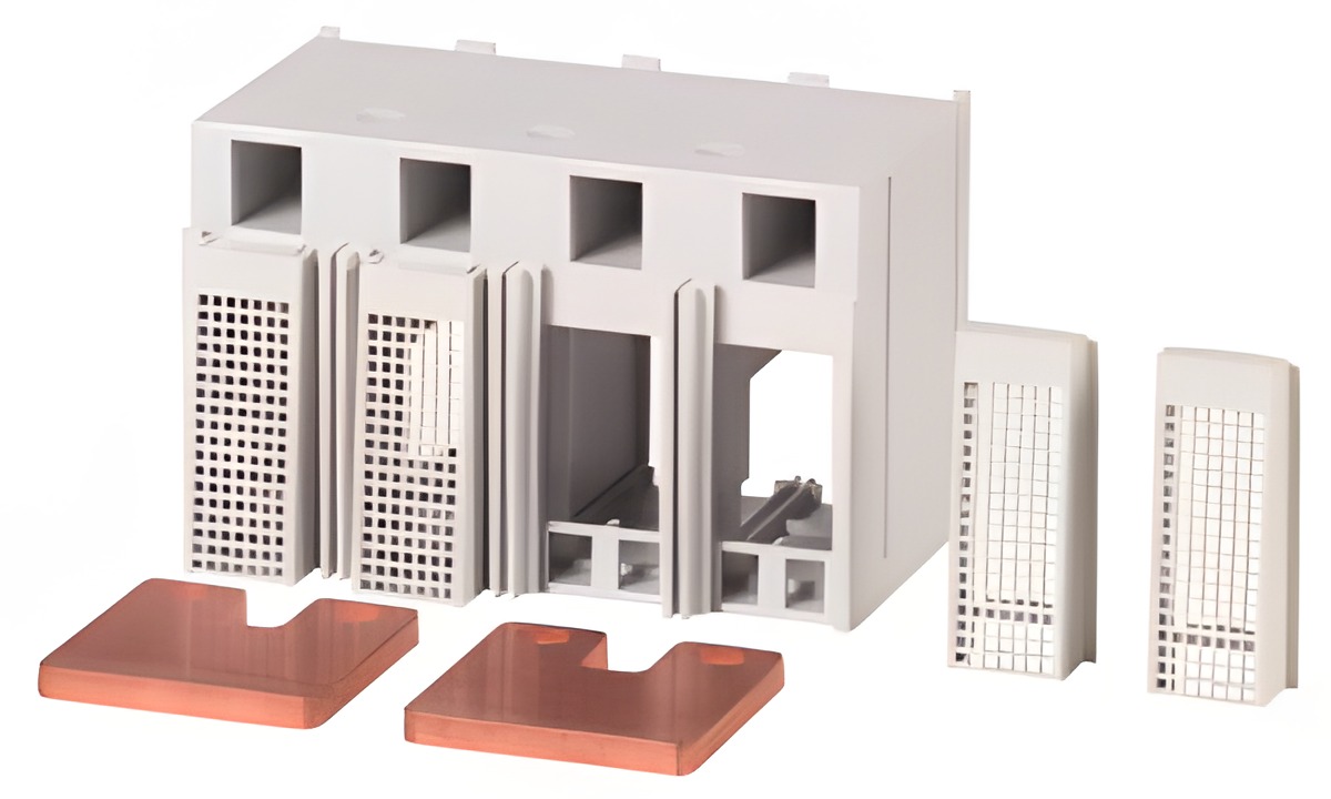EATON 131730 NZM2-4-XKV2P Propojovací sada 4póly -> 2póly, kryt, do 200A, pro N2-4…DC