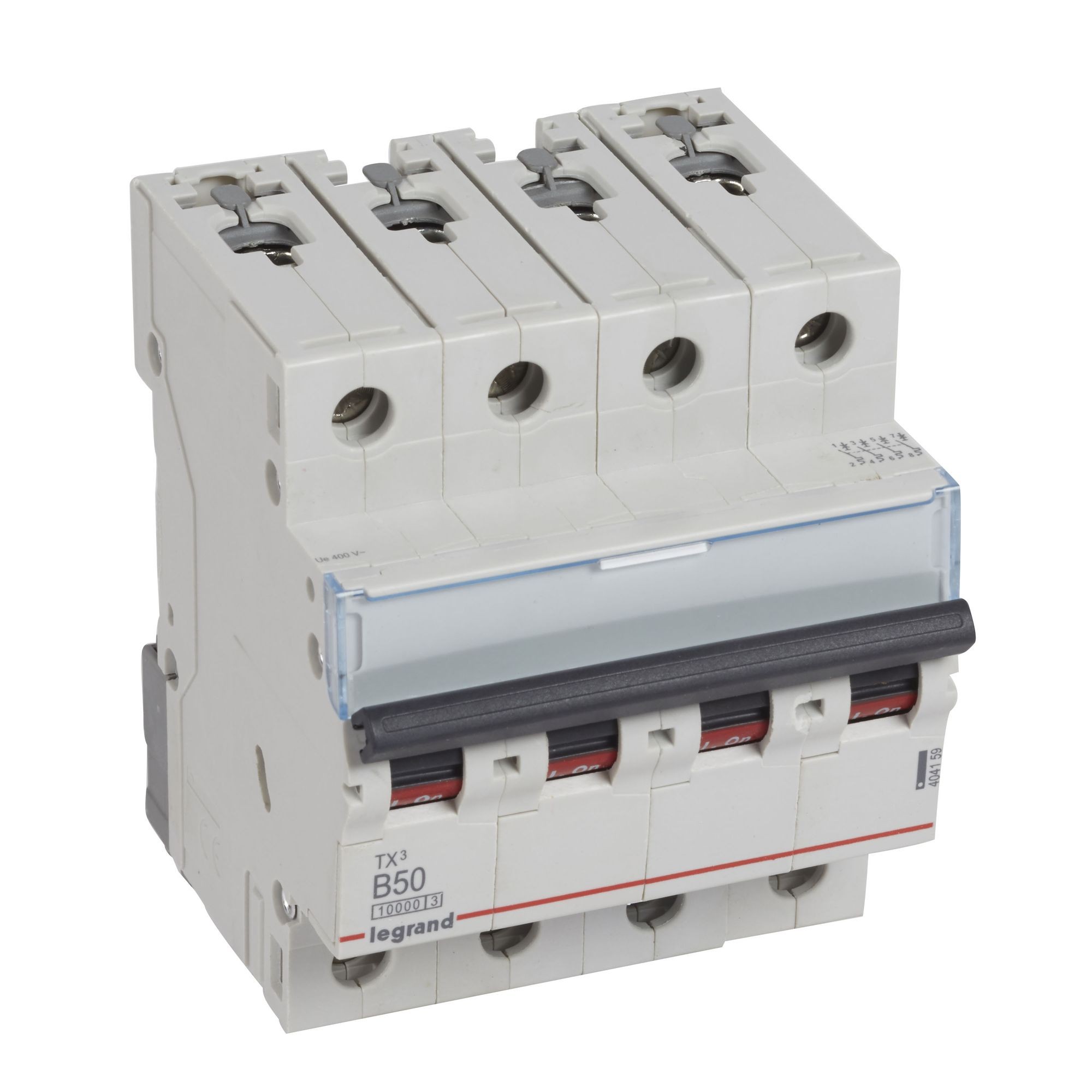 Jistič čtyřpolový LEGRAND 404159 TX3 4P B50 10000A