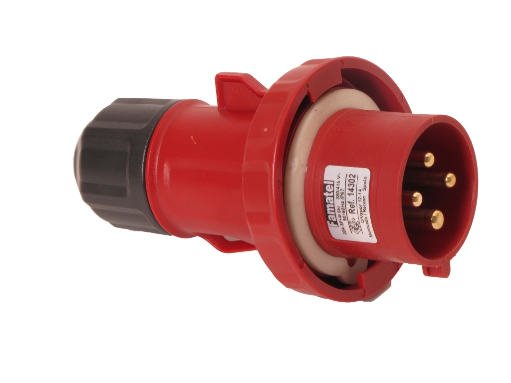 FAM Vidlice 14302 IP67/400V/32A/4P 6h - SpeedPRO