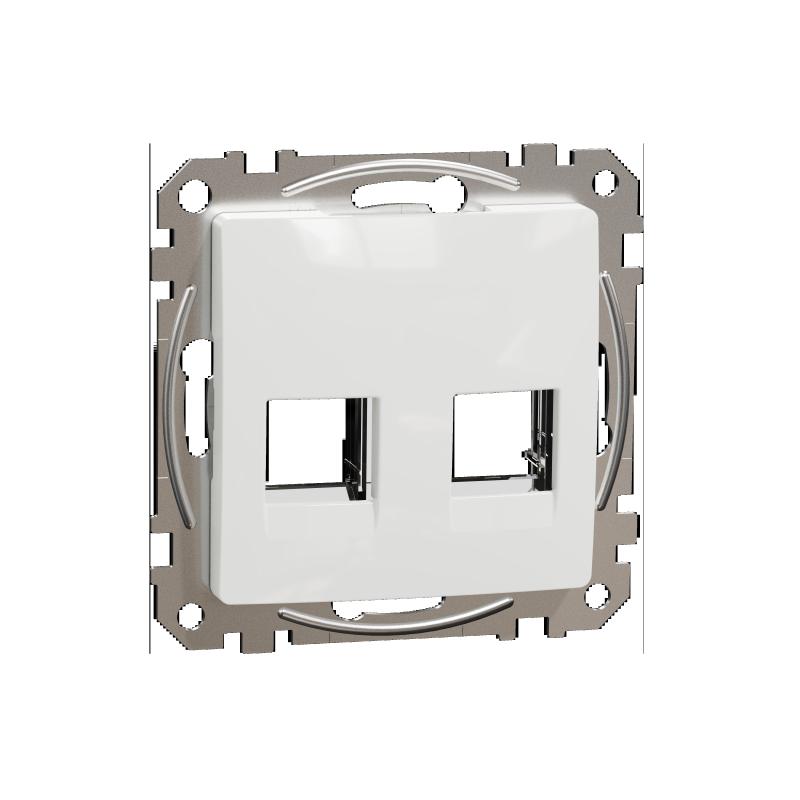 SCHN SDD111442C Sedna D/E - Kryt pro RJ45 RDM UTP konektor, Bílá