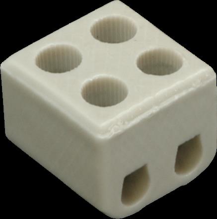 SEZ 6111-06 Svítidlová spojka keramická 2x4 mm, IP 20