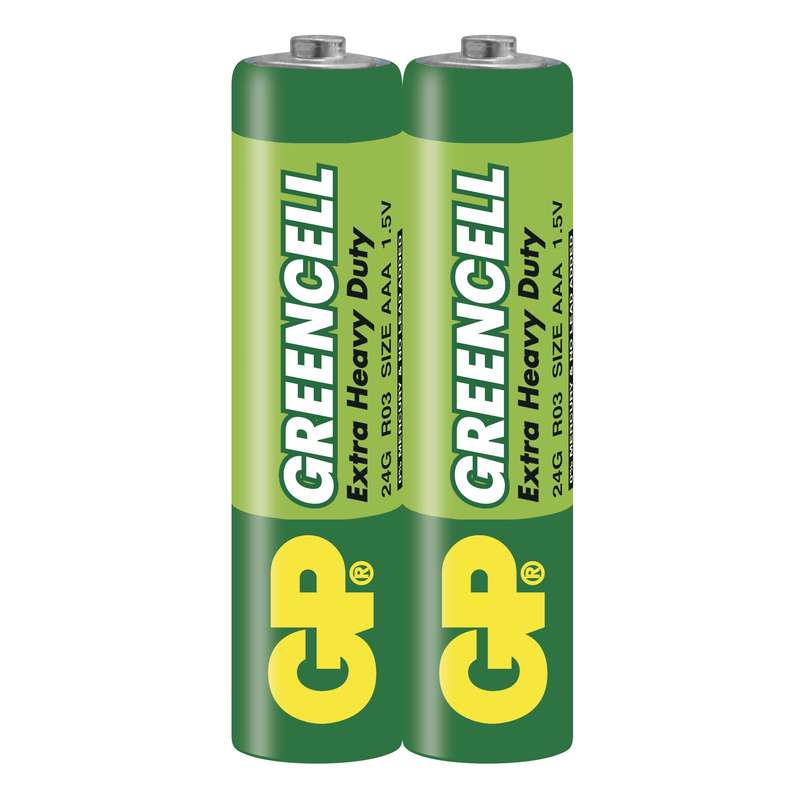 B1210 GP zinková baterie GREENCELL AAA (R03) 2SH