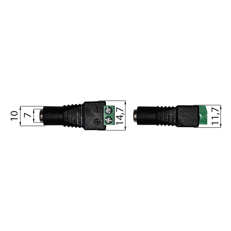 Konektor power MC LED zásuvka