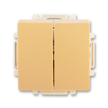 ABB 3557G-A87340 D1 Ovládač zapínací dvojitý, řazení 1/0+1/0, s krytem 03-Swing