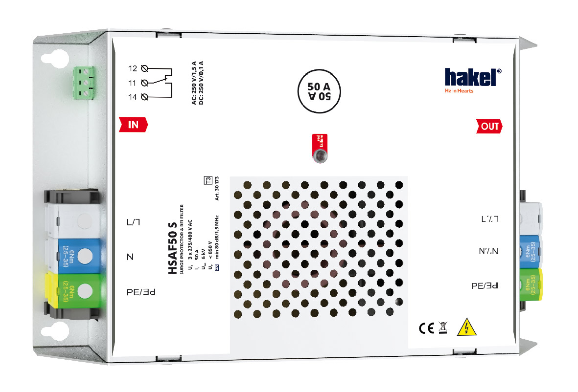 HAKEL 30173 HSAF50 S SPD typ 3 s VF filtrem