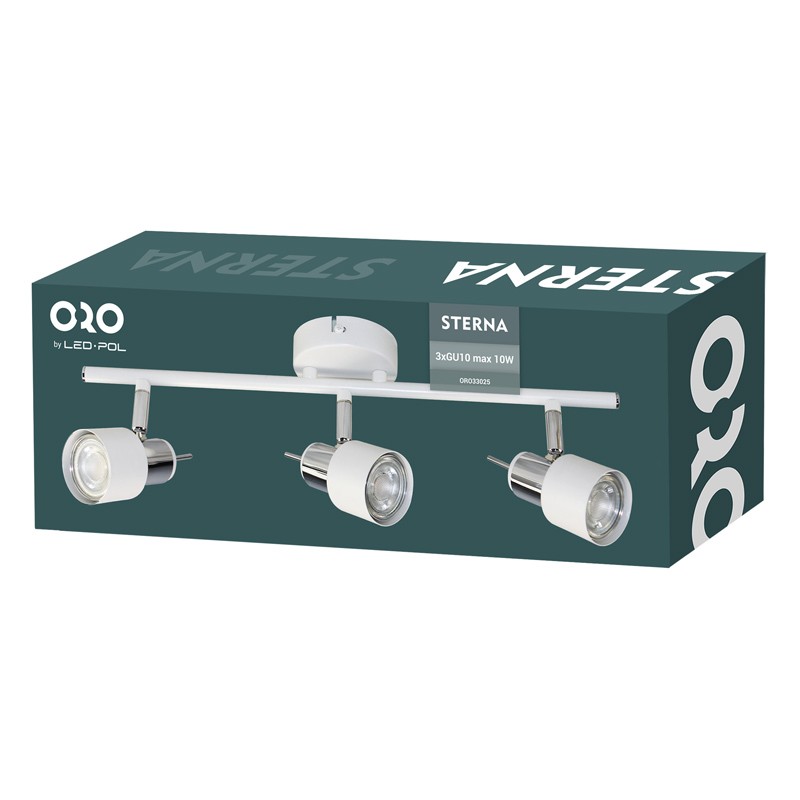 LED bodové svítidlo LED-POL Sterna 3XGU10 W