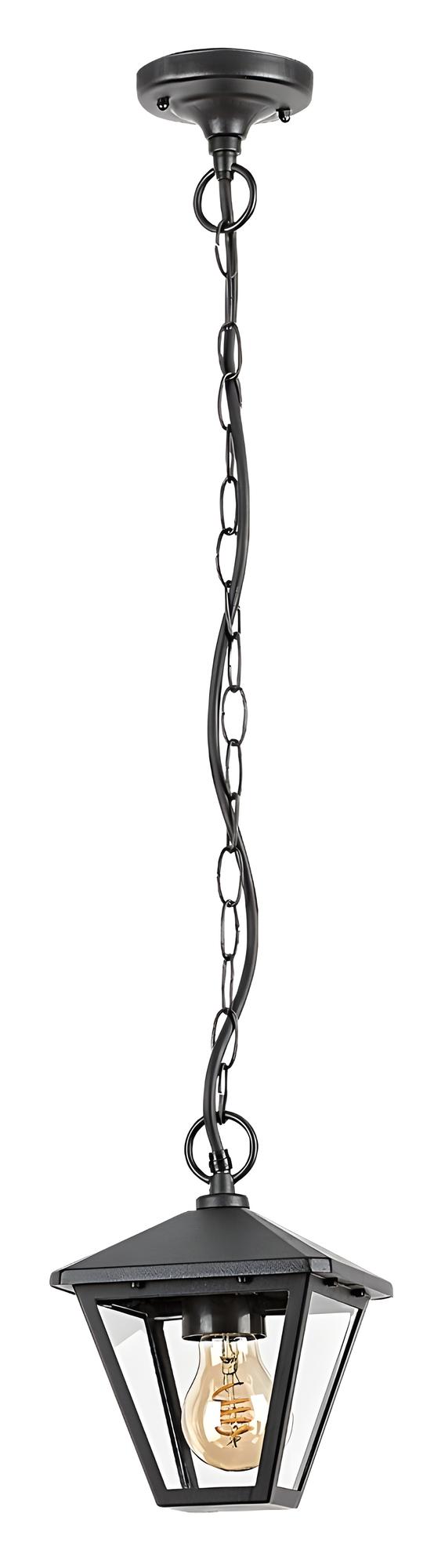 Venkovní závěsné svítidlo Paravento černá E27 1×40W RABALUX 7149
