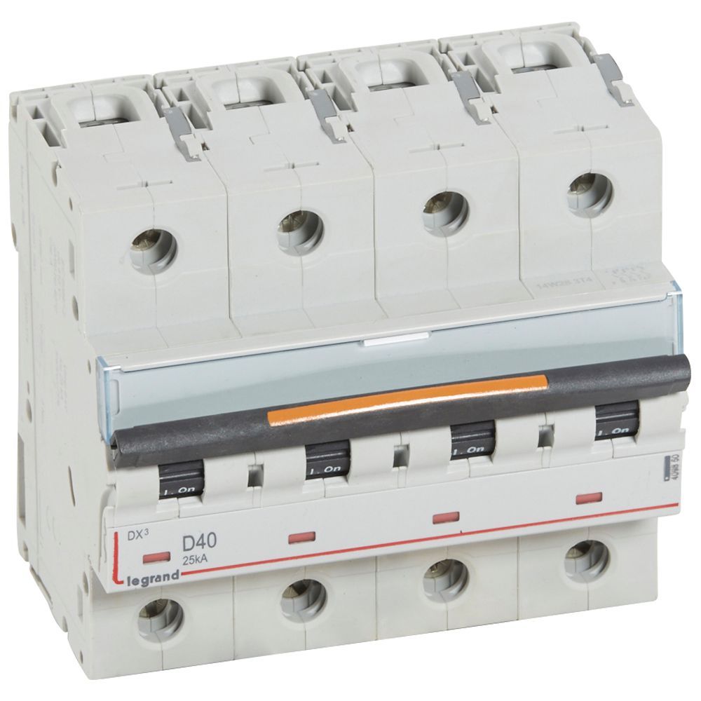 Jistič čtyřpolový LEGRAND 409850 DX3 4P D40 25KA