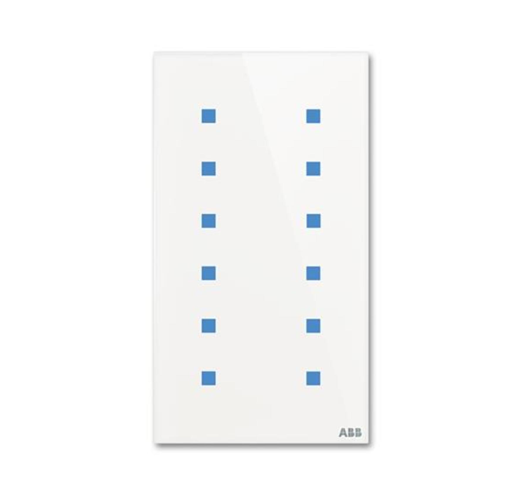 Tacteo prvek ovládací ABB KNX 2CKA006300A1543, dotykový 12nás., 86x157; TB/U12.7.1-CG