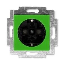 ABB 5520H-A03457 67 Jiné systémy zásuvek Zásuvka jednonásobná s ochrannými kontakty (podle DIN), s c