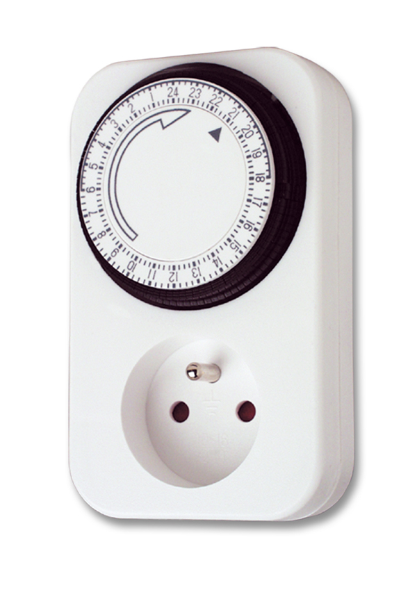 Časový spínač 24hod ECOPLANET TIMER časový spínač IP20, 1x zásuvka