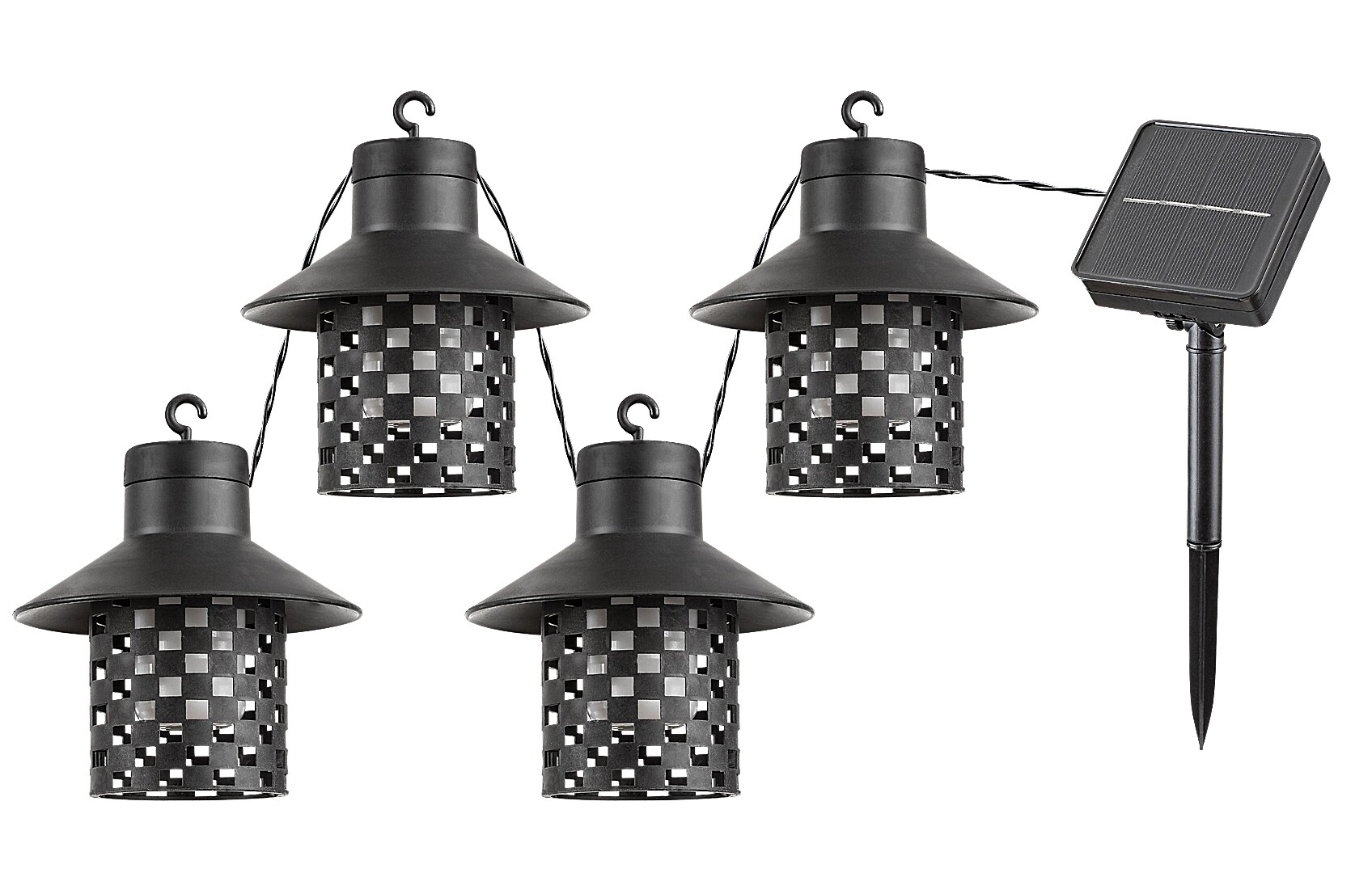 Solární svítidlo Ximpu černá LED 0,1W RABALUX 77003