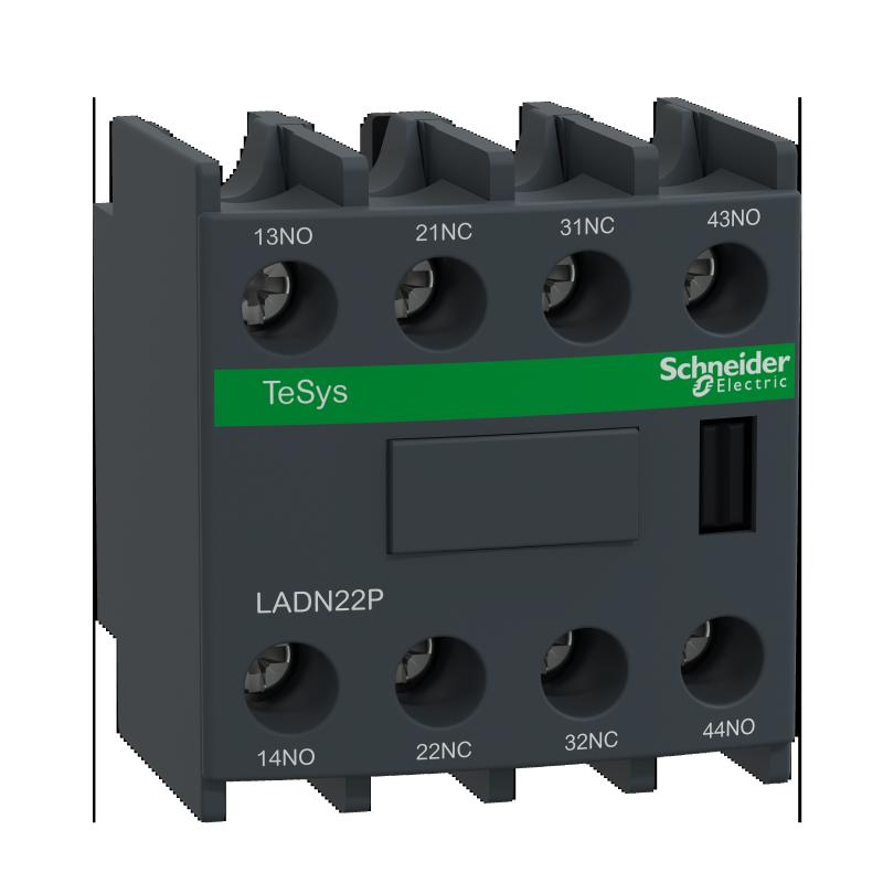 SCHN LADN22P BLOK POM.KONT,ČELNĚ 2Z+2V NA 4P 80-