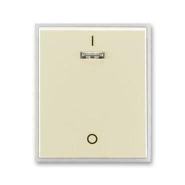 ABB 3558E-A00933 21 Kryt jednoduchý s potiskem a čirým průzorem (pro spínače řaz. 3S) 07-Element