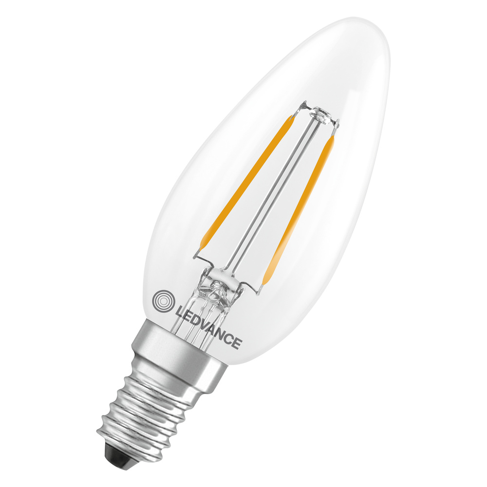 LED žárovka LEDVANCE LED CLB25 1.8W 827  FILCL E14 P