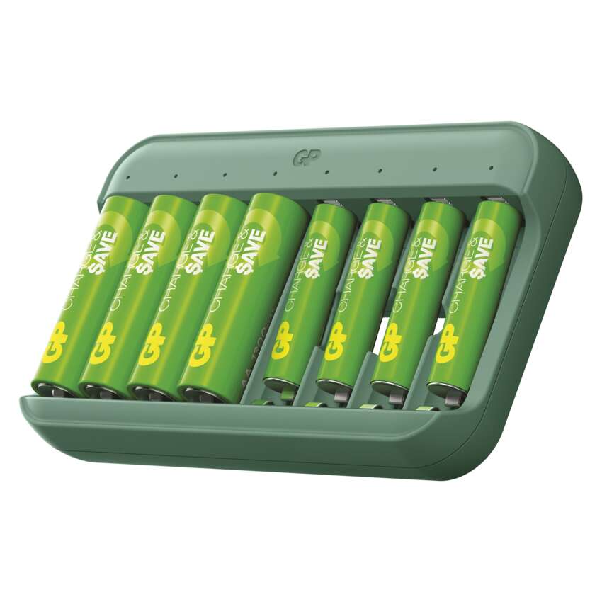 Nabíječka baterií GP B58829 CHARGE & SAVE + 4×AA 1300 + 4×AAA 650