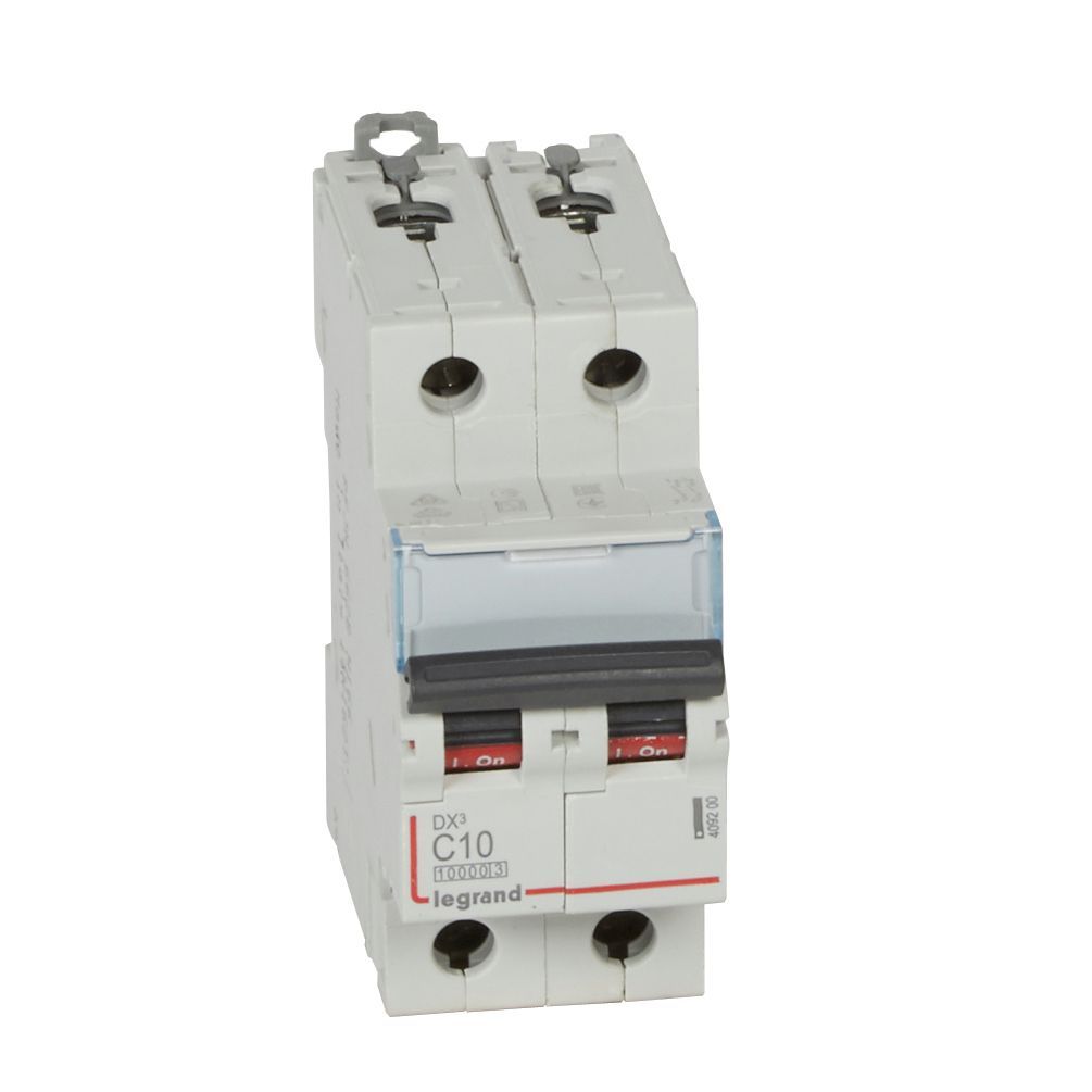 Jistič dvoupolový LEGRAND 409200 DX3 2P C10 10000A/16KA