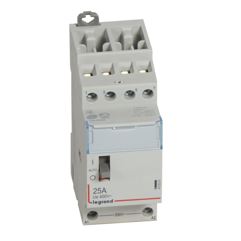 LEG 412551 STYKAČ 25A 4NO CÍVKA 230V