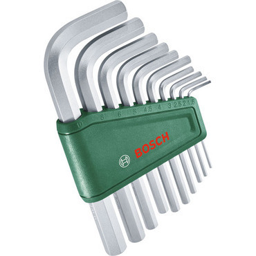 9dílná sada šestihranných klíčů