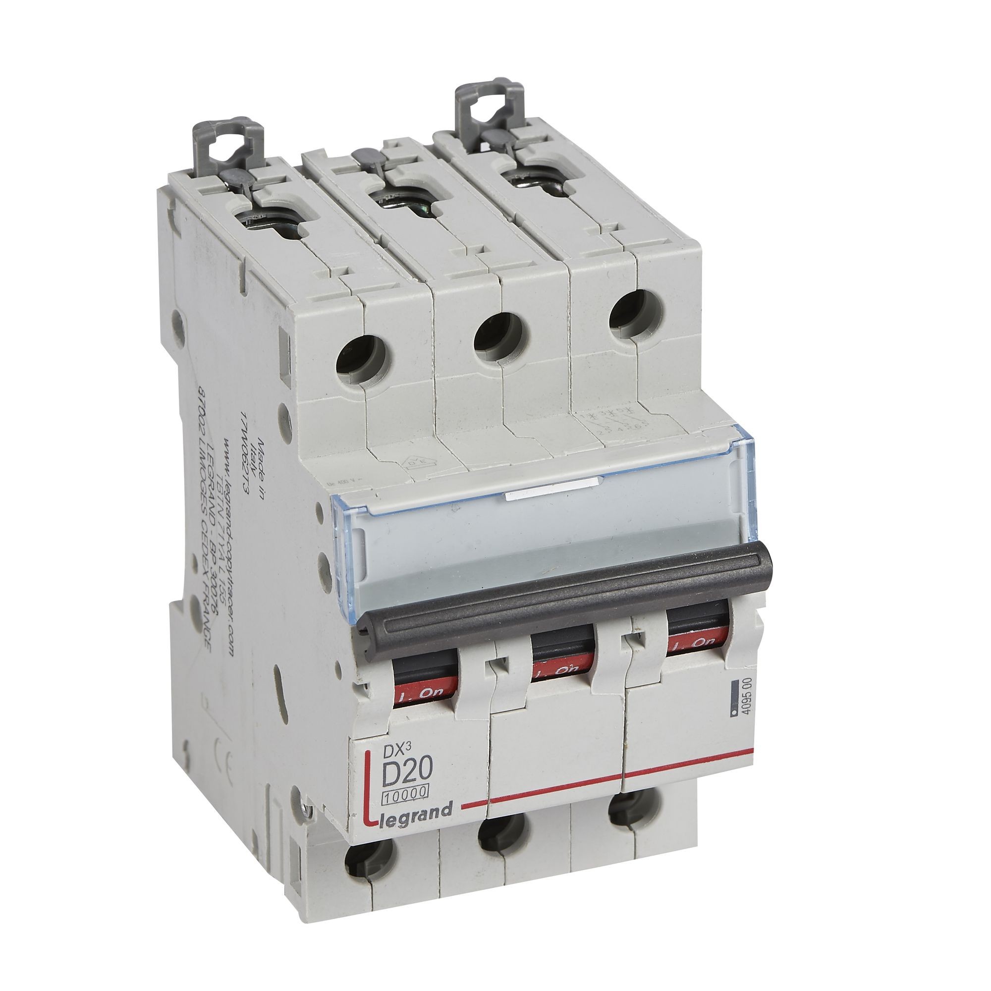 Jistič třípolový LEGRAND 409500 DX3 3P D20 10000A/16KA