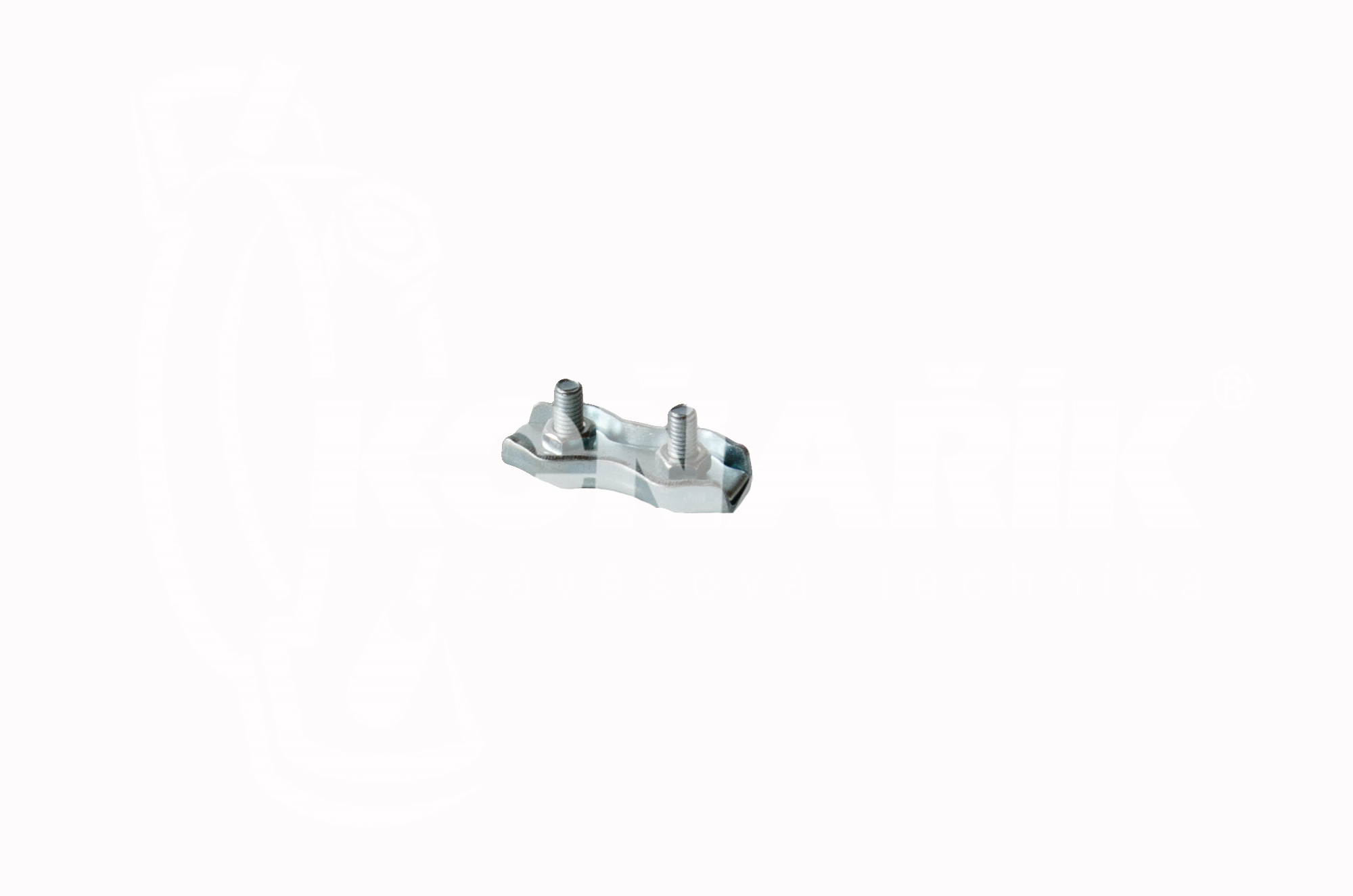 Lanová svěrka dvojitá DUPLEX pr.4mm, pozink