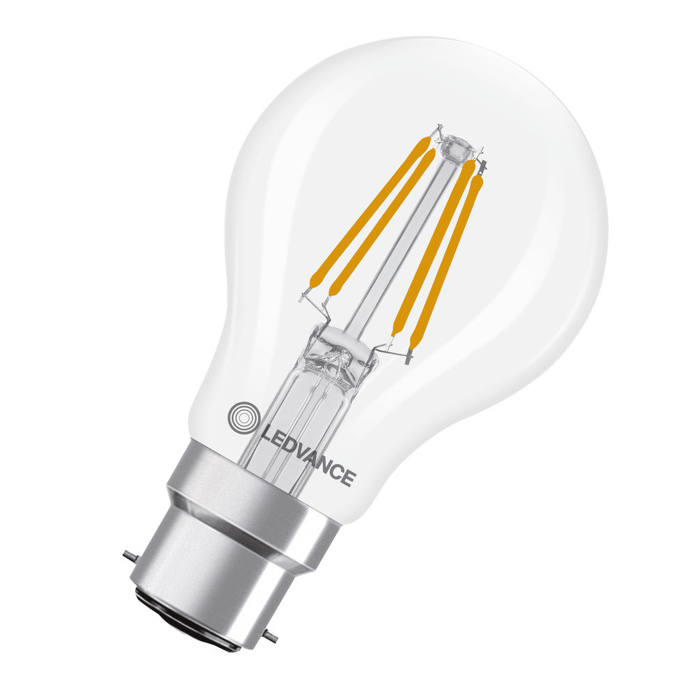 LED žárovka LEDVANCE LED CLA40 3.4W 827 FILCL B22D P