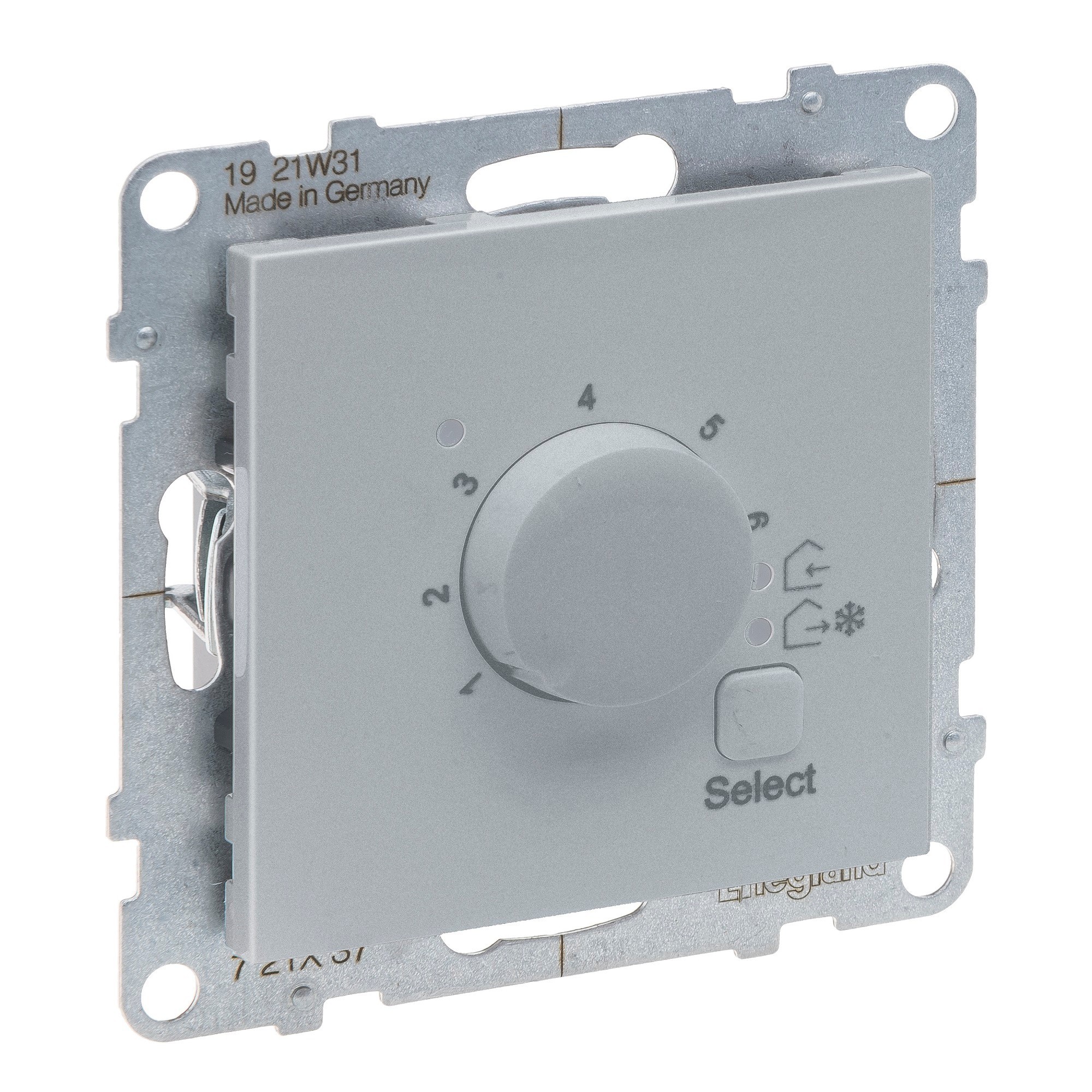 Legrand SUNO termostat pro podlahové topení s čidlem hliník 721337