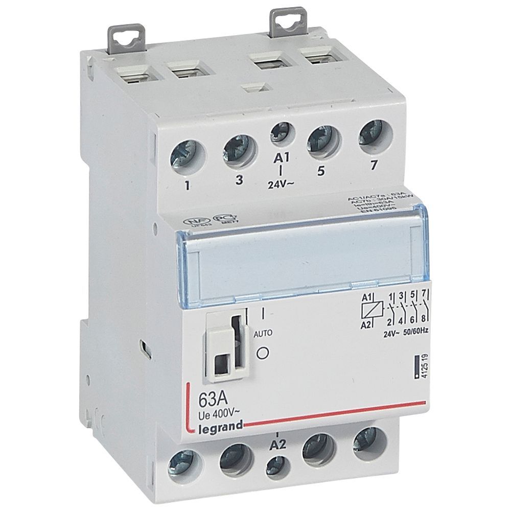 LEG 412519 STYKAČ 63A 4NO CÍVKA 24V