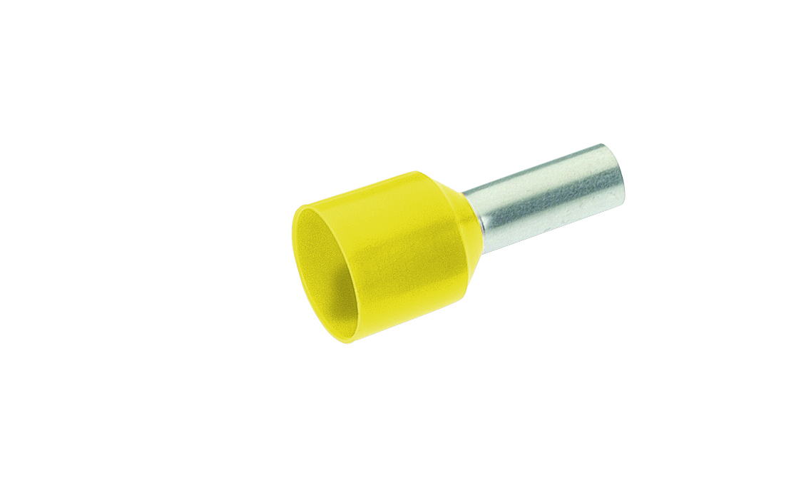 CIMCO 187305 Izolovaná dutinka NSGAFÖU Cu 6/12 mm, žlutá (100 ks)