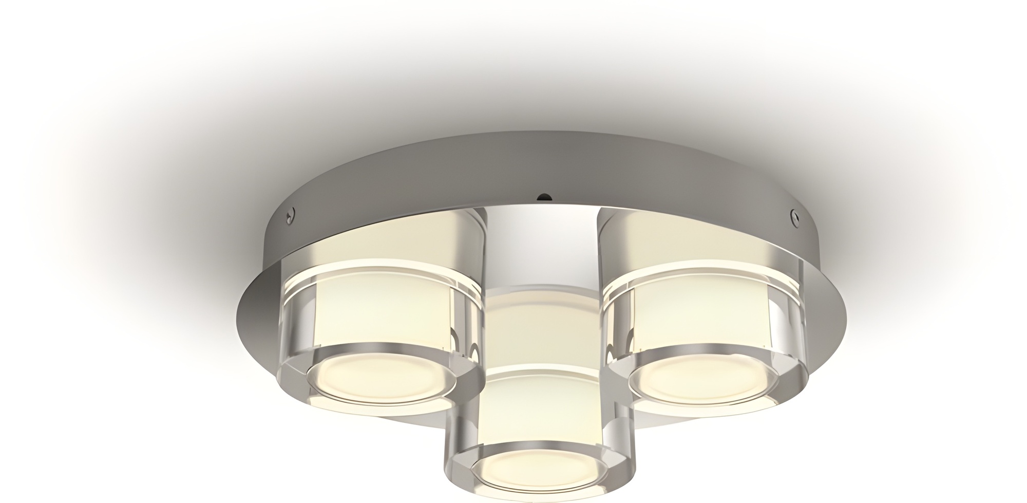 Seru SVÍTIDLO STROPNÍ LED 3x4,5W 1500lm 2700K IP44, bílá