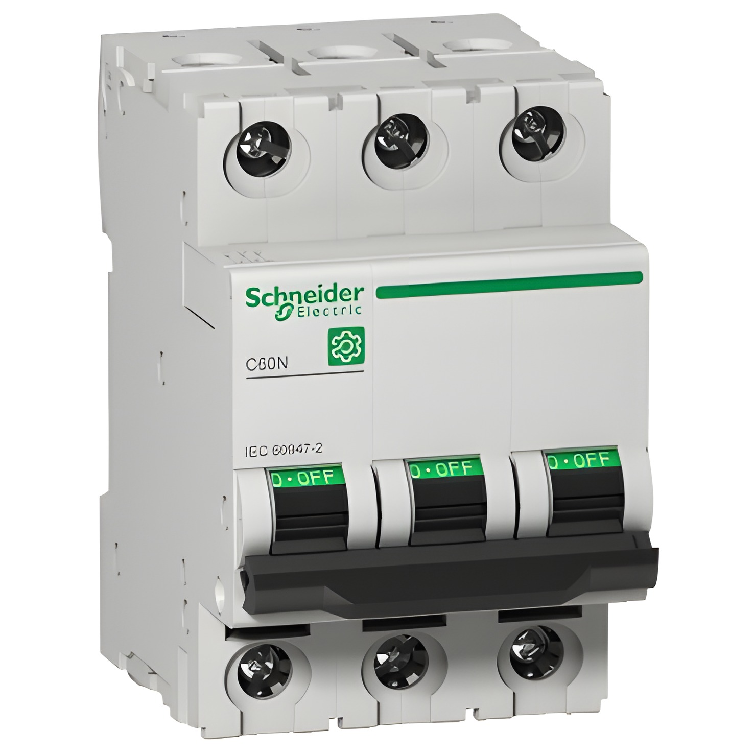 Jistič třípolový SCHNEIDER M9F12302 MULTI9 C60N 3P 2A D 10kA OEM