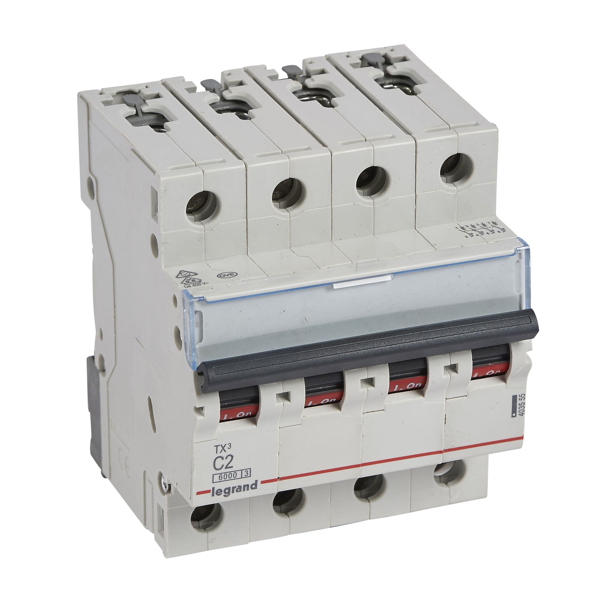 Jistič čtyřpolový LEGRAND 403555 TX3 4P C2 6000A